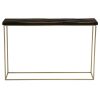 FURNITURE Fifty Five South Console Tables | Aris Black And Gold Console Table