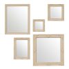 Bathe and Utility Premier Mirrors | Set Of 5 Baroque Mirrors Cream Finish Frame