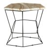 FURNITURE Fifty Five South Side Tables | Relic Side Table With Patterned Top