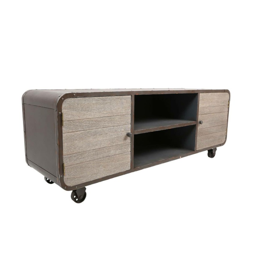 FURNITURE Premier Storage | Village Three Doors Two Shelves Media Cabinet