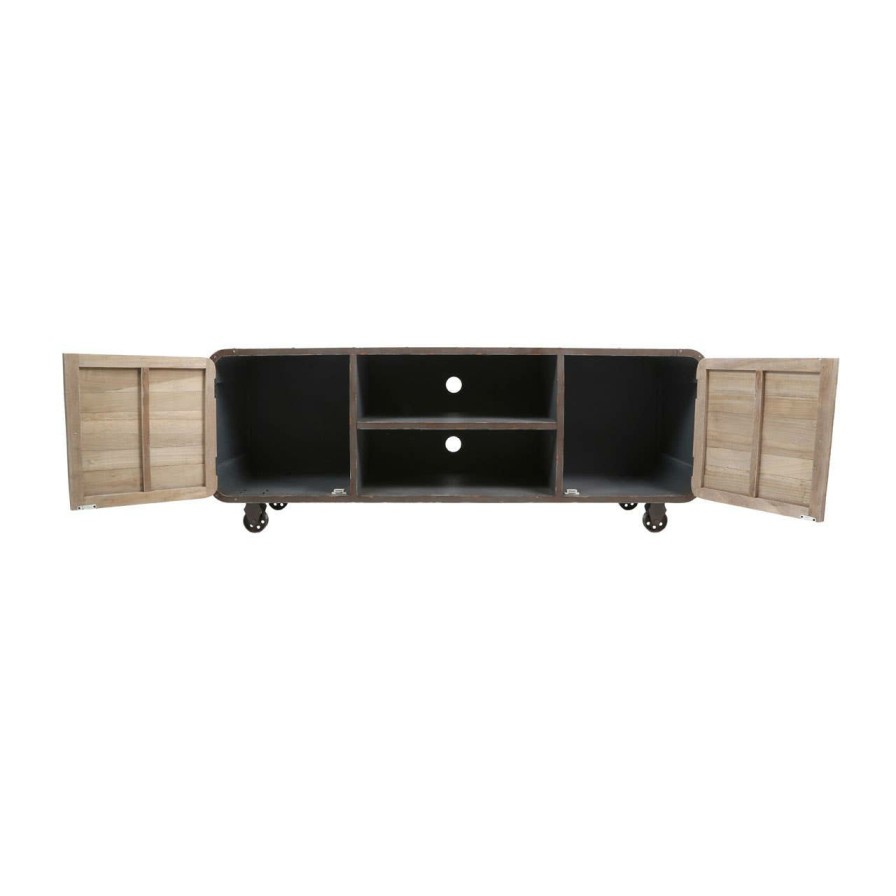 FURNITURE Premier Storage | Village Three Doors Two Shelves Media Cabinet