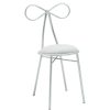 FURNITURE Premier Seating | Jolie Silver Bow Silver Velvet Chair