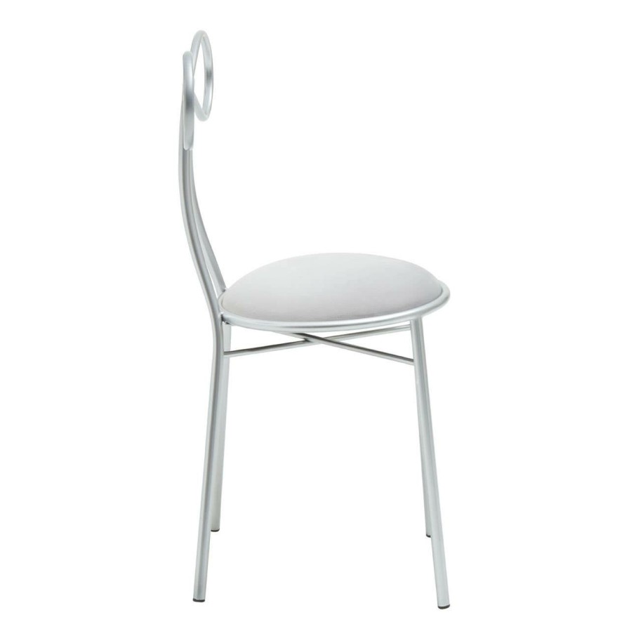 FURNITURE Premier Seating | Jolie Silver Bow Silver Velvet Chair