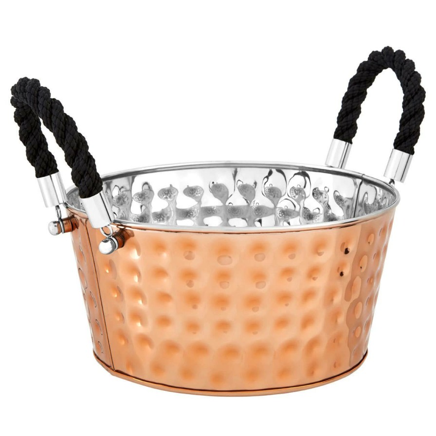 Kitchen and Dining Premier Ice Buckets | Miressa Large Copper Finish Party Bucket