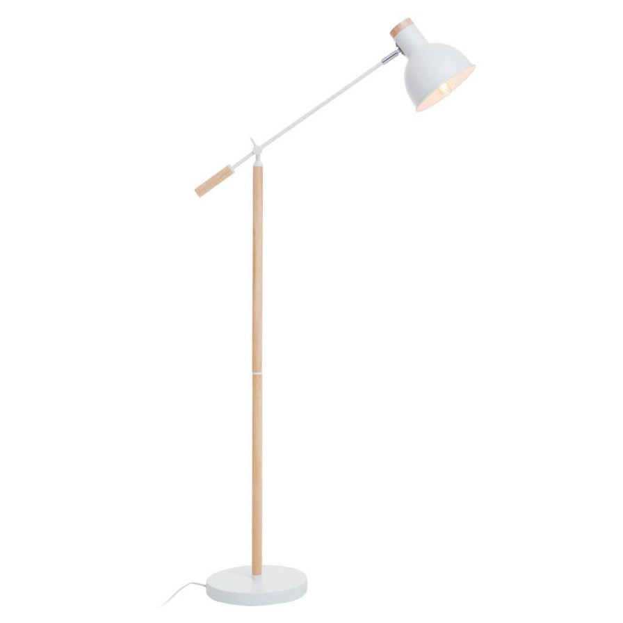 Accessories Premier Floor Lamps | Stockholm Matte White Floor Lamp