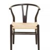 FURNITURE Fifty Five South Seating | Lyon Wishbone Matte Black Chair