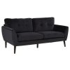 FURNITURE Premier Seating | Solstice 3 Seat Black Sofa