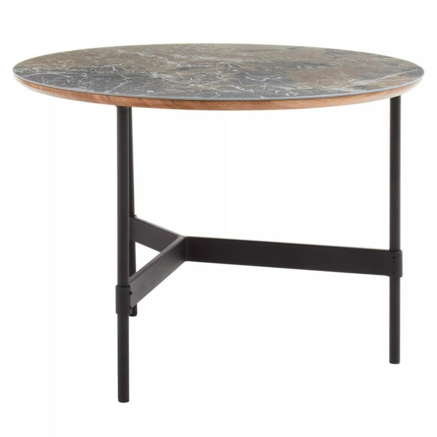 FURNITURE Fifty Five South Coffee Tables | Doha Coffee Table With Round Top