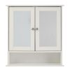 Bathe and Utility Premier Racks, Caddies and Shelf Units | Bathroom Cabinet With Mirrored Doors