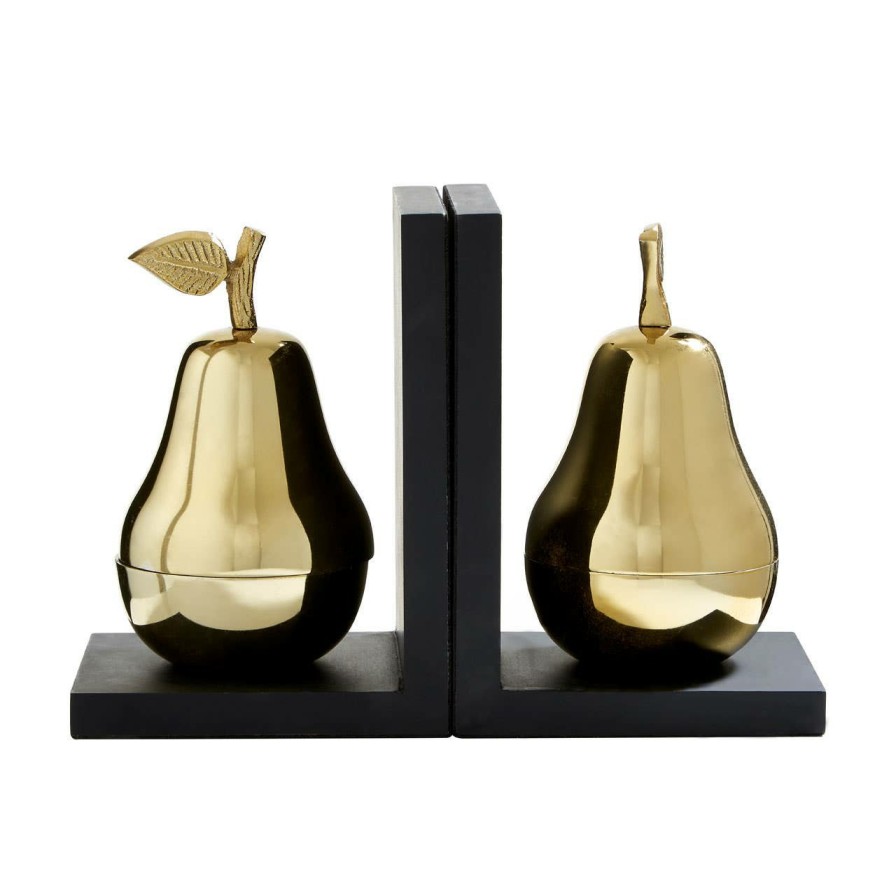 Accessories Fifty Five South Bookends | Set Of 2 Pear Bookends