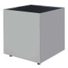 FURNITURE Fifty Five South Side Tables | Carlox Square Chrome Finish Side Table