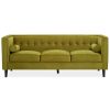 FURNITURE Premier Seating | Helia Olive Velvet Sofa