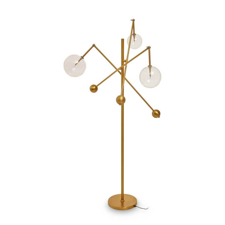 Accessories Fifty Five South Floor Lamps | Abira Three Bulb Floor Lamp