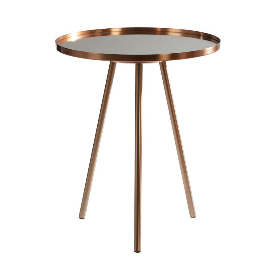 FURNITURE Premier Side Tables | Corra Copper Finish Side Table