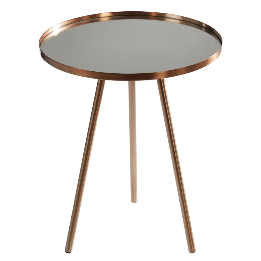 FURNITURE Premier Side Tables | Corra Copper Finish Side Table