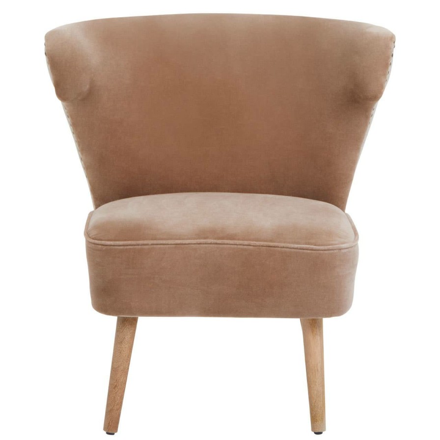 FURNITURE Fifty Five South Statement Chairs | Cefena Brown Linen Chair