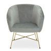 FURNITURE Premier Seating | Stockholm Grey Chair With Metal Frame