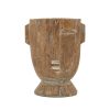 Accessories Fifty Five South Vases, Planters and Plant Stands | Darnell Small Natural Face Planter