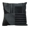 Accessories Bosie Cushions | Safira Black And Grey Suede Cushion