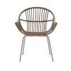 FURNITURE Premier Conservatory | Lagom Grey Wash Natural Rattan Chair