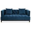 FURNITURE Fifty Five South Seating | Sefira Two Seat Navy Fabric Sofa