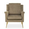 FURNITURE Fifty Five South Seating | Salma Mink Velvet Armchair