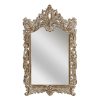 Bathe and Utility Premier Mirrors | Baroque Style Dusty White Finish Wall Mirror