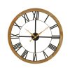 Accessories Premier Wall Clocks | Vitus Black Metal Wall Clock