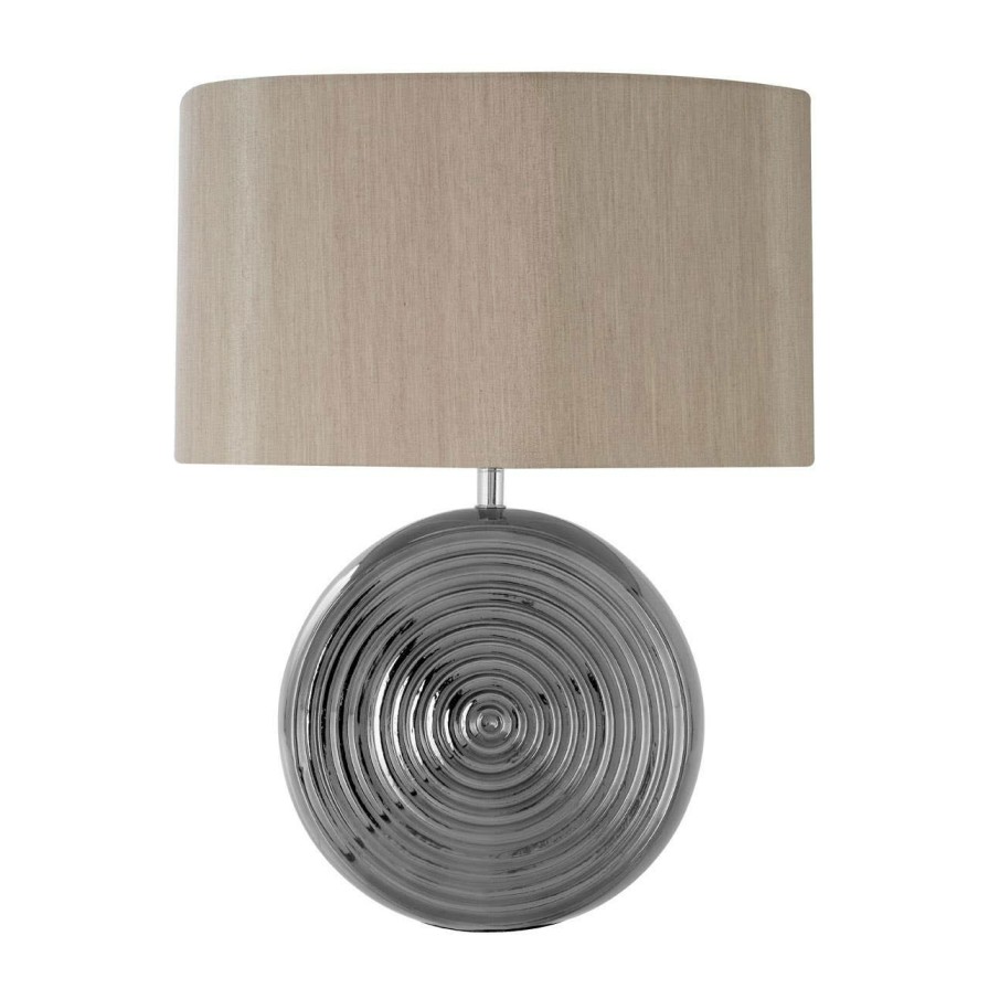 Accessories Premier Table Lamps | Jessica Silver Ceramic Table Lamp