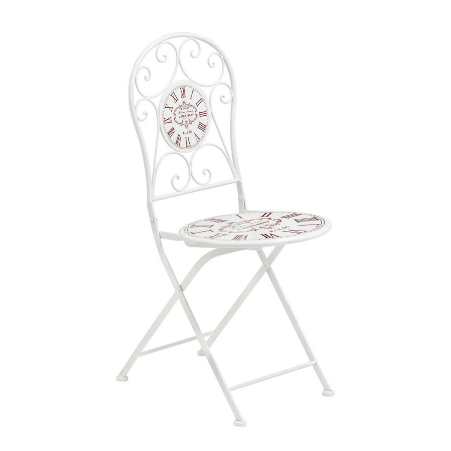 Outdoor Premier Outdoor Seating | Cafe Cassis Cream Powder Coated Metal Chair