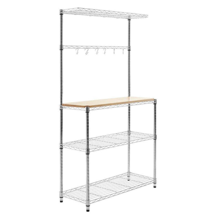 Bathe and Utility Premier Racks, Caddies and Shelf Units | Frankfurt 4 Tier Shelf Unit