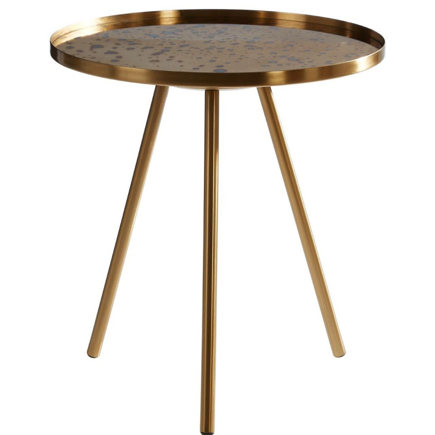 FURNITURE Premier Side Tables | Corra Gold Finish Side Table