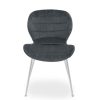 FURNITURE Premier Seating | Warton Grey Velvet Dining Chair