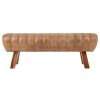 FURNITURE Fifty Five South Benches | Buffalo Brown Leather Gym Stool