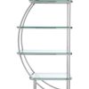 FURNITURE Fifty Five South Storage | Vogue 4 Tier Left Side Shelf Unit