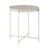 FURNITURE Premier Side Tables | Allure Grey Mirror Low Side Table