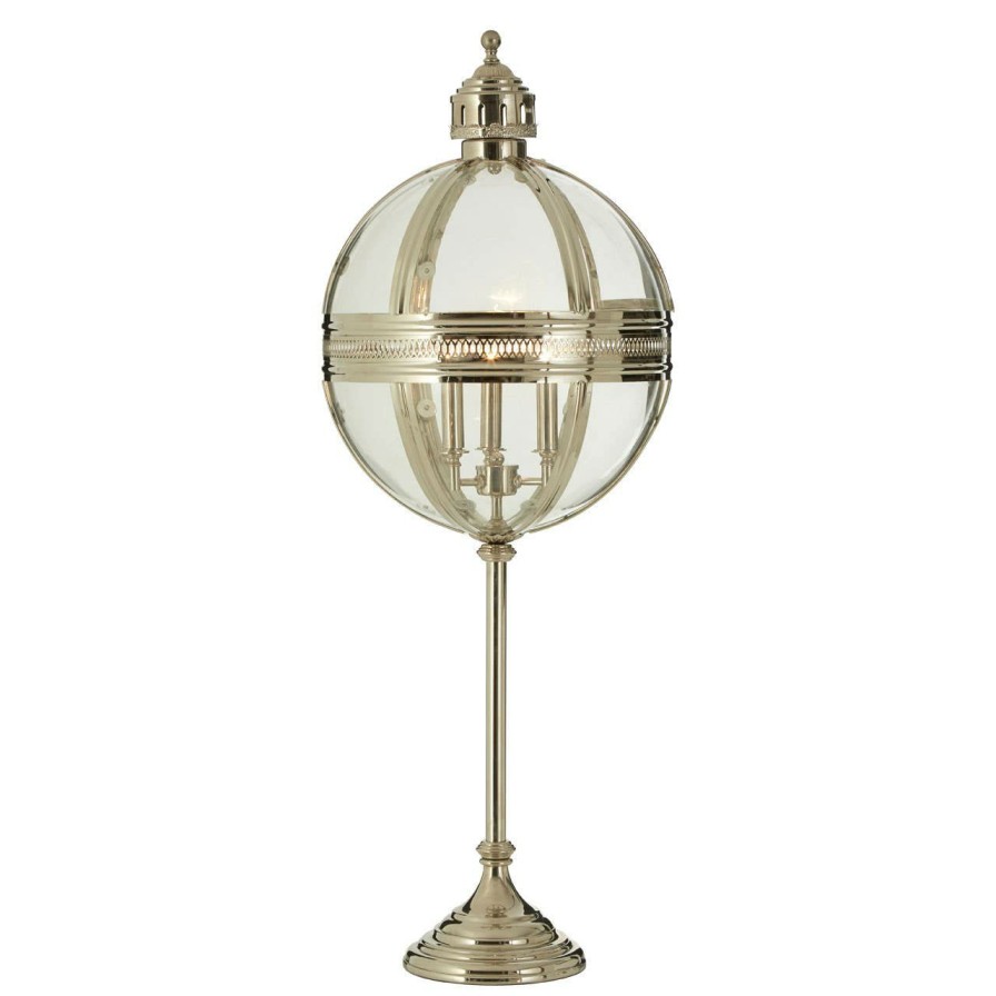 Accessories Fifty Five South Table Lamps | Hampstead Nickel Finish Table Lamp