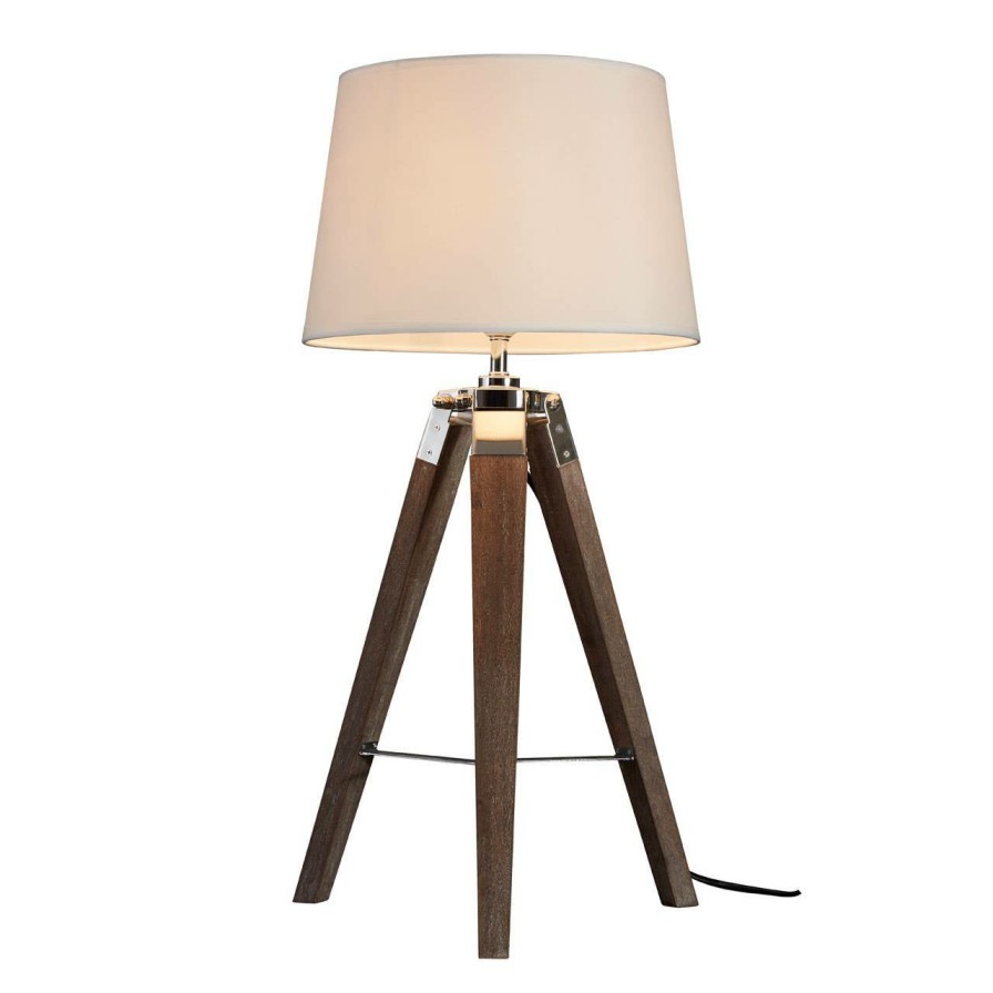 Accessories Premier Table Lamps | Bailey Brown Tripod Table Lamp