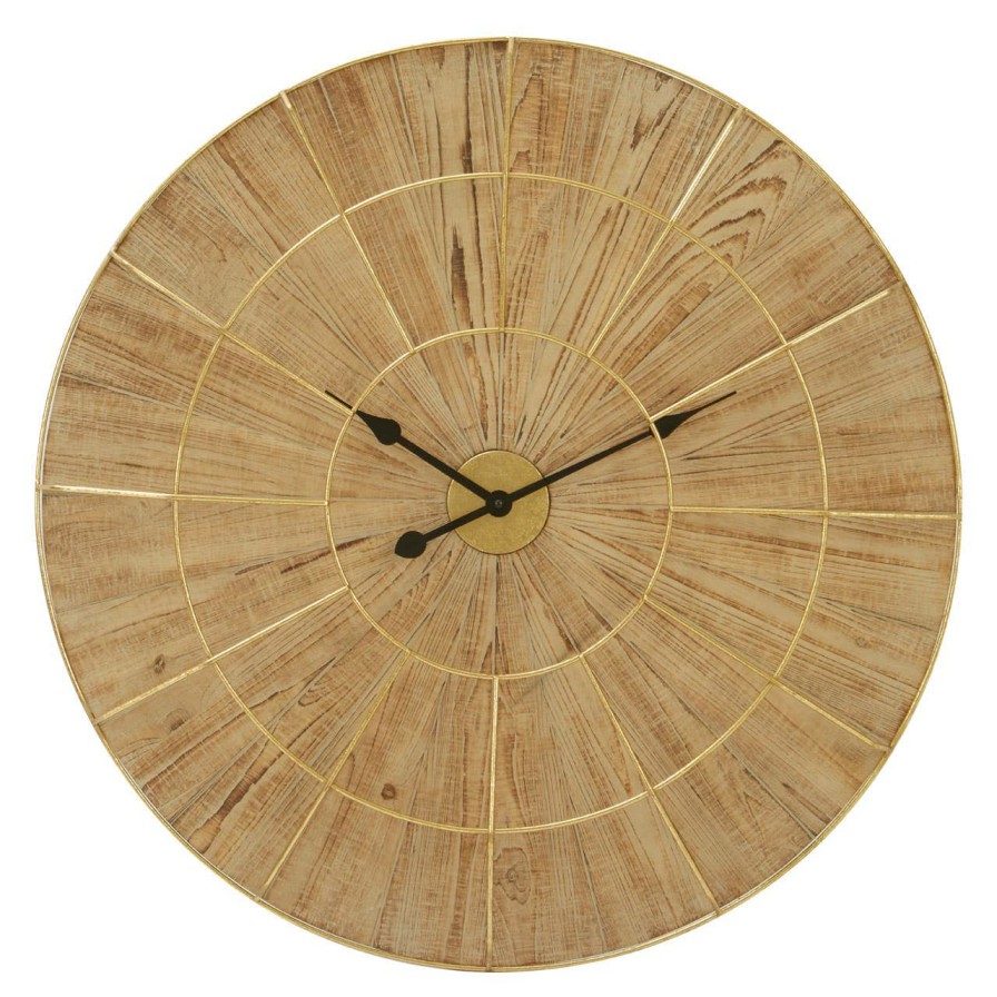 Accessories Premier Wall Clocks | Yaxi Wall Clock With Natural Face