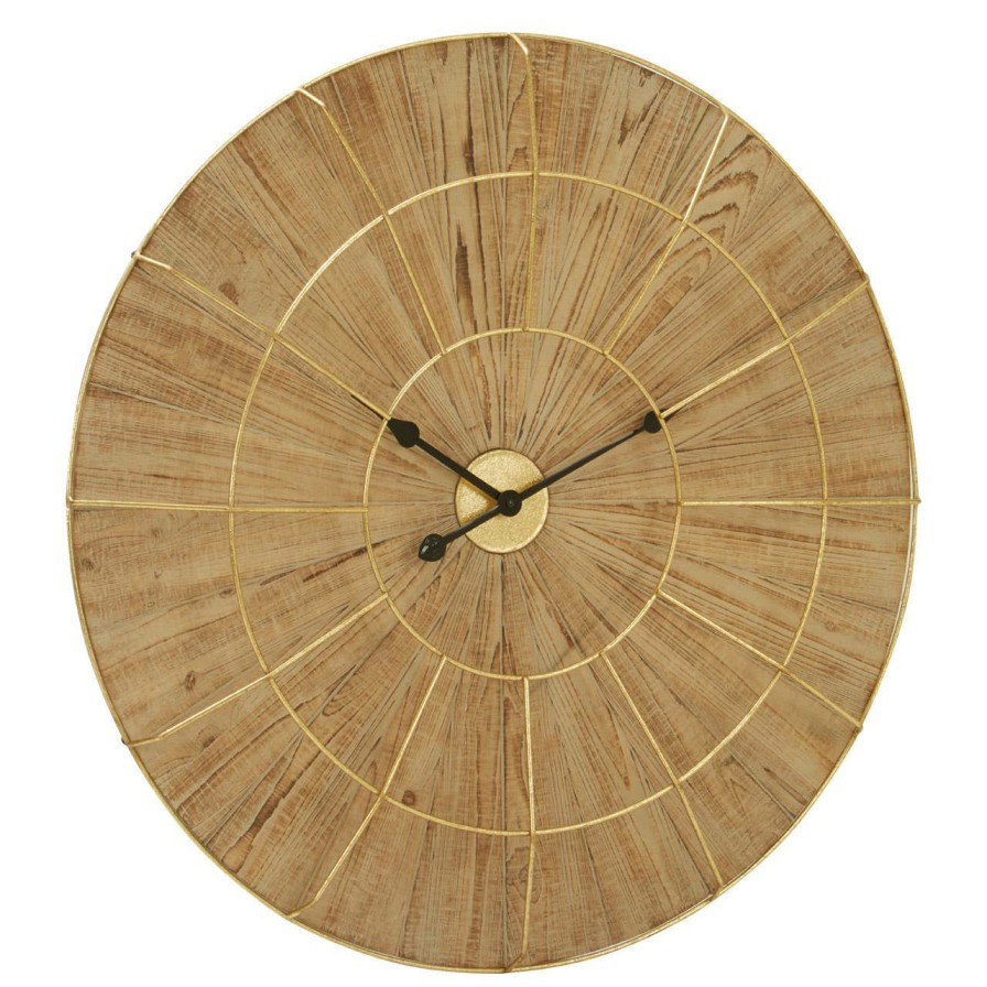 Accessories Premier Wall Clocks | Yaxi Wall Clock With Natural Face