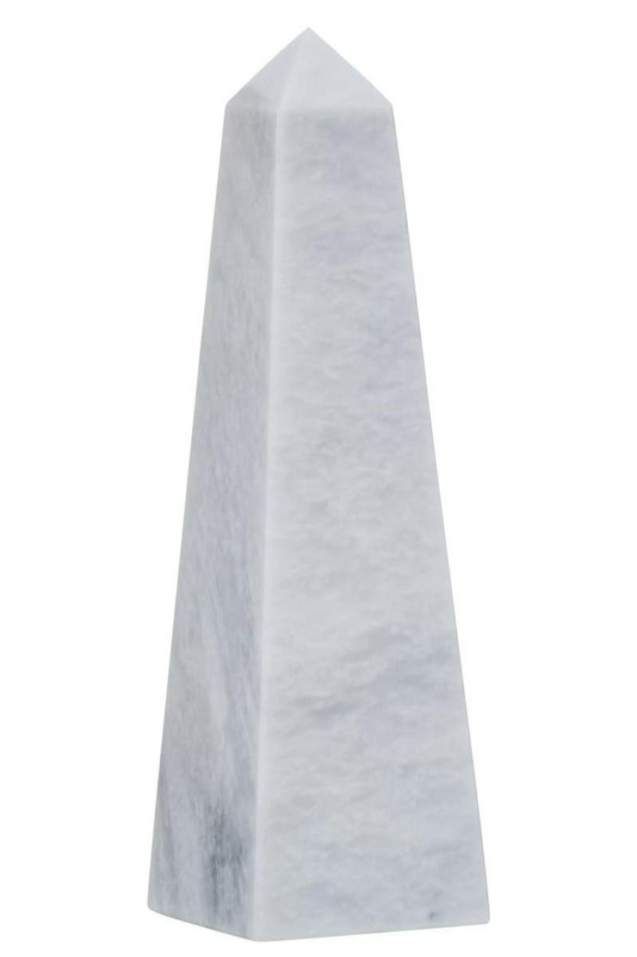 Accessories Fifty Five South Sculptures and Ornaments | Salmo Small White Marble Obelisk