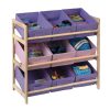 FURNITURE Premier Storage | 9 Canvas Tubs Kids Storage Unit