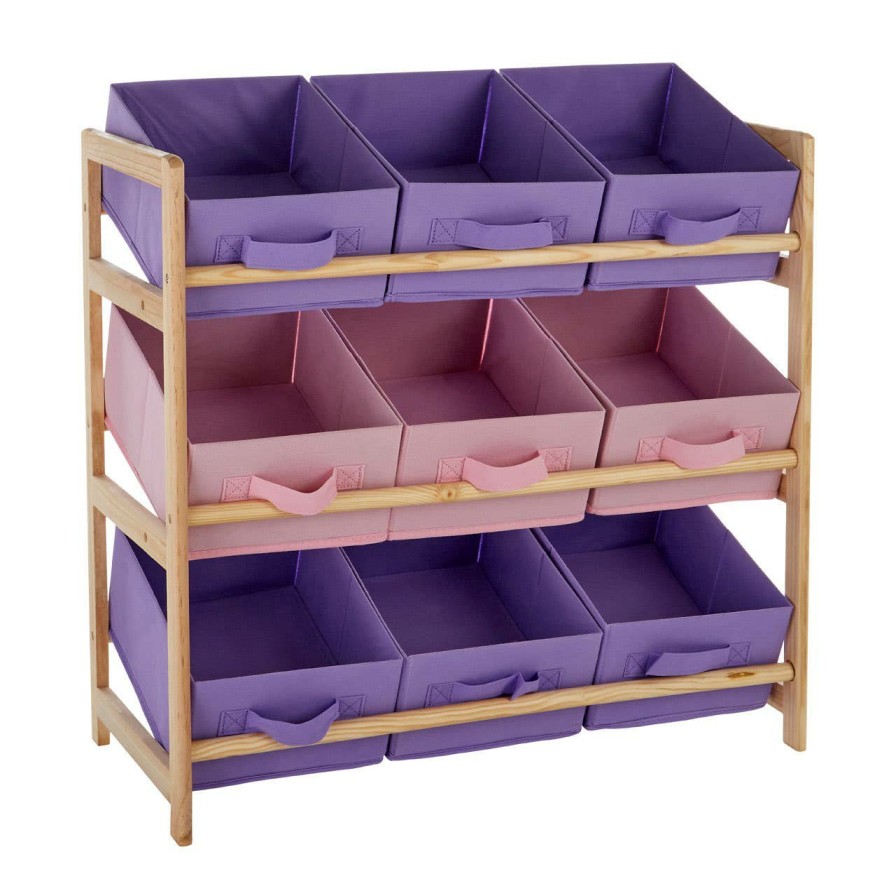 FURNITURE Premier Storage | 9 Canvas Tubs Kids Storage Unit