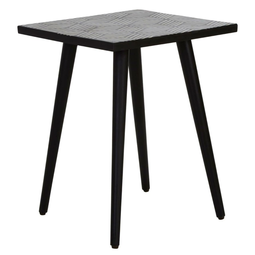 FURNITURE Fifty Five South Side Tables | Boho Side Table With Angular Base