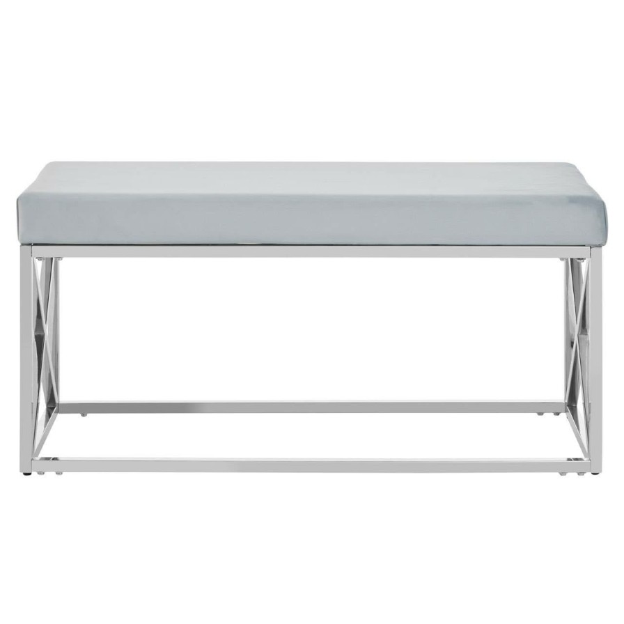 FURNITURE Premier Benches | Allure Powder Blue Bench