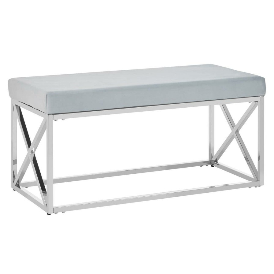 FURNITURE Premier Benches | Allure Powder Blue Bench