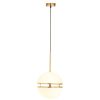 Accessories Fifty Five South Ceiling Lights | Abira Brushed Brass Pendant Light