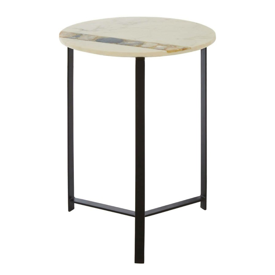 FURNITURE Fifty Five South Side Tables | Vizzini Round Side Table