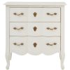 FURNITURE Fifty Five South Chest of Drawers | Loire 3 Drawer White Chest