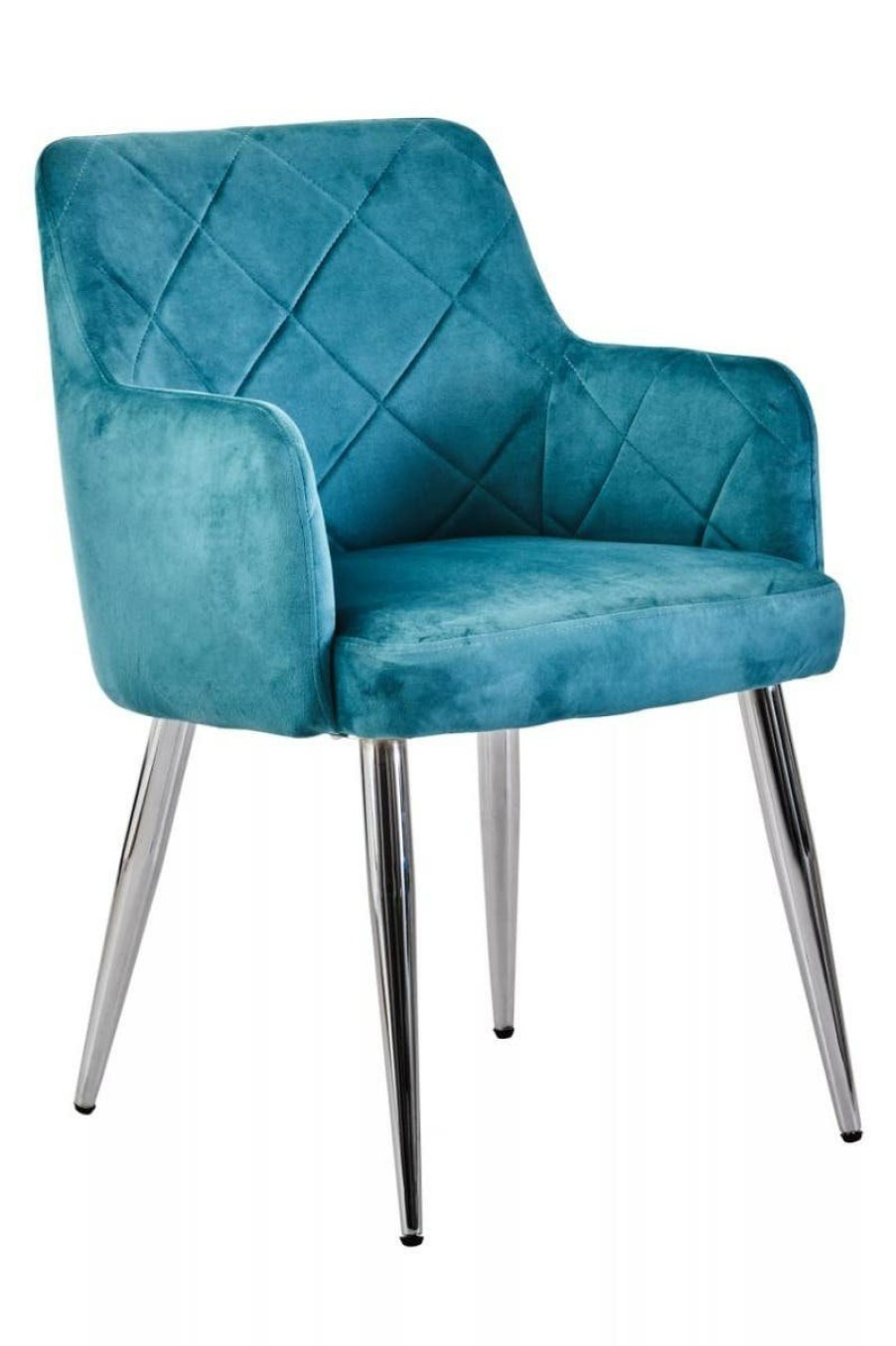 FURNITURE Fifty Five South Seating | Tamzin Light Blue Splayed Dining Chair